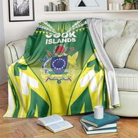 Cook Islands Rugby Blanket The Kukis Go Champions LT05 Green - Polynesian Pride