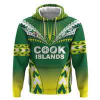 Cook Islands Rugby Custom Hoodie The Kukis Go Champions LT05 Pullover Hoodie Green - Polynesian Pride
