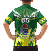 Cook Islands Rugby Custom Kid Hawaiian Shirt The Kukis Go Champions