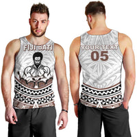Fiji Rugby Custom Men Tank Top Fijian Bati Go Champions