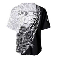 New Zealand Kiwi Rugby Custom Baseball Jersey Go Champions Maori Pattern