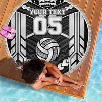 Custom Polynesia Beach Volleyball Beach Blanket Polynesian Tribal Pattern - Polynesian Pride