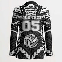 Custom Polynesia Beach Volleyball Blazer Polynesian Tribal Pattern - Polynesian Pride