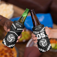 Custom Polynesia Beach Volleyball 4 in 1 Can Cooler Tumbler Polynesian Tribal Pattern LT05 - Polynesian Pride