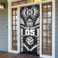 Custom Polynesia Beach Volleyball Door Cover Polynesian Tribal Pattern LT05 - Polynesian Pride