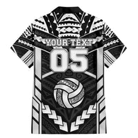 Custom Polynesia Beach Volleyball Family Matching Mermaid Dress and Hawaiian Shirt Polynesian Tribal Pattern - Polynesian Pride