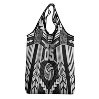 Custom Polynesia Beach Volleyball Grocery Bag Polynesian Tribal Pattern - Polynesian Pride