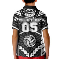Custom Polynesia Beach Volleyball Kid Polo Shirt Polynesian Tribal Pattern LT05 - Polynesian Pride