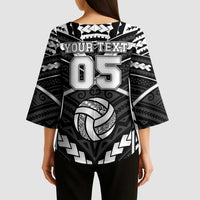 Custom Polynesia Beach Volleyball Kimono Sleeve Blouse Polynesian Tribal Pattern LT05 - Polynesian Pride