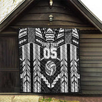 Custom Polynesia Beach Volleyball Quilt Polynesian Tribal Pattern - Polynesian Pride