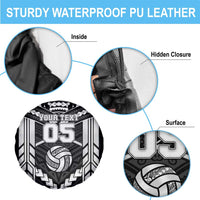 Custom Polynesia Beach Volleyball Spare Tire Cover Polynesian Tribal Pattern - Polynesian Pride