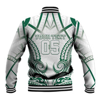 Custom Hawaii Volleyball Baseball Jacket Polynesian Pattern LT05 - Polynesian Pride