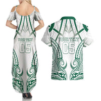 Custom Hawaii Volleyball Couples Matching Summer Maxi Dress and Hawaiian Shirt Polynesian Pattern LT05 - Polynesian Pride