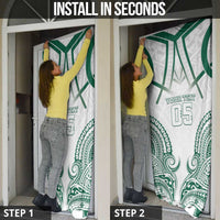 Custom Hawaii Volleyball Door Cover Polynesian Pattern LT05 - Polynesian Pride