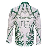 Custom Hawaii Volleyball Family Matching Short Sleeve Bodycon Dress and Hawaiian Shirt Polynesian Pattern - Polynesian Pride