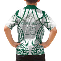 Custom Hawaii Volleyball Family Matching Summer Maxi Dress and Hawaiian Shirt Polynesian Pattern - Polynesian Pride