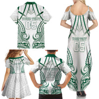 Custom Hawaii Volleyball Family Matching Summer Maxi Dress and Hawaiian Shirt Polynesian Pattern LT05 - Polynesian Pride