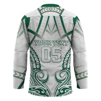 Custom Hawaii Volleyball Hockey Jersey Polynesian Pattern LT05 - Polynesian Pride