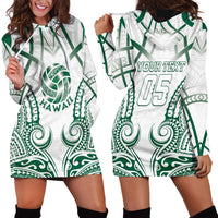 Custom Hawaii Volleyball Hoodie Dress Polynesian Pattern - Polynesian Pride