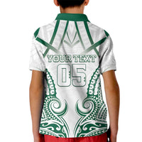 Custom Hawaii Volleyball Kid Polo Shirt Polynesian Pattern LT05 - Polynesian Pride