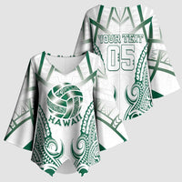 Custom Hawaii Volleyball Kimono Sleeve Blouse Polynesian Pattern LT05 - Polynesian Pride