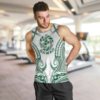Custom Hawaii Volleyball Men Tank Top Polynesian Pattern LT05 Teal - Polynesian Pride