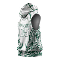 Custom Hawaii Volleyball Sleeveless Hoodie Polynesian Pattern LT05 - Polynesian Pride