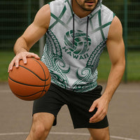 Custom Hawaii Volleyball Sleeveless Hoodie Polynesian Pattern LT05 - Polynesian Pride