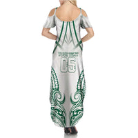 Custom Hawaii Volleyball Summer Maxi Dress Polynesian Pattern LT05 - Polynesian Pride