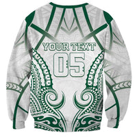 Custom Hawaii Volleyball Sweatshirt Polynesian Pattern LT05 - Polynesian Pride