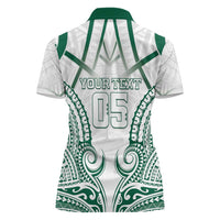 Custom Hawaii Volleyball Women Polo Shirt Polynesian Pattern LT05 - Polynesian Pride