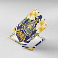 Nauru Independence Day Canvas Wall Art Coat Of Arms With Plumeria - Polynesian Pride