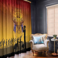 ANZAC Day Window Curtain Australia And New Zealand Slouch Hats LT05 - Polynesian Pride
