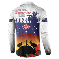 New Zealand And Australia ANZAC Last Post Button Sweatshirt LT05 - Polynesian Pride