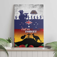 New Zealand And Australia ANZAC Last Post Canvas Wall Art LT05 - Polynesian Pride