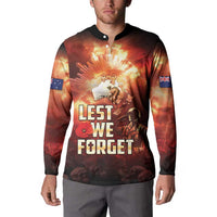 Honouring The ANZAC Spirit Button Sweatshirt Gallipoli Lest We Forget LT05 - Polynesian Pride