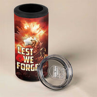Honouring The ANZAC Spirit 4 in 1 Can Cooler Tumbler Gallipoli Lest We Forget LT05 - Polynesian Pride
