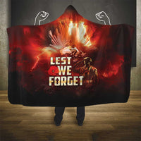 Honouring The ANZAC Spirit Hooded Blanket Gallipoli Lest We Forget LT05 - Polynesian Pride