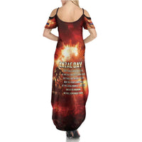 Honouring The ANZAC Spirit Summer Maxi Dress Gallipoli Lest We Forget LT05 - Polynesian Pride