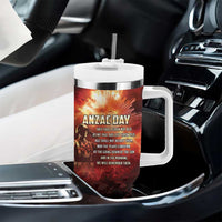 Honouring The ANZAC Spirit Tumbler With Handle Gallipoli Lest We Forget LT05 - Polynesian Pride