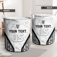 Custom Fiji 2026 Rugby Laundry Basket Fijian Tapa Pattern LT05 - Polynesian Pride