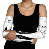 Custom Fiji 2026 Rugby Arm Sleeves Fijian Tapa Pattern LT05 - Polynesian Pride