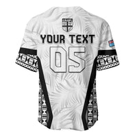 Custom Fiji 2026 Rugby Baseball Jersey Fijian Tapa Pattern LT05 - Polynesian Pride
