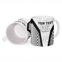 Custom Fiji 2026 Rugby Ceramic Mug Fijian Tapa Pattern LT05 - Polynesian Pride