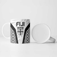 Custom Fiji 2026 Rugby Ceramic Mug Fijian Tapa Pattern LT05 - Polynesian Pride