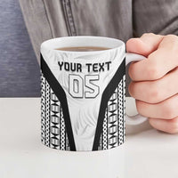 Custom Fiji 2026 Rugby Ceramic Mug Fijian Tapa Pattern LT05 - Polynesian Pride