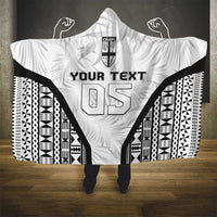 Custom Fiji 2026 Rugby Hooded Blanket Fijian Tapa Pattern LT05 - Polynesian Pride