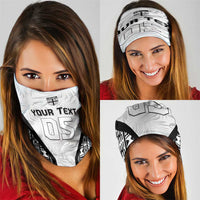 Custom Fiji 2026 Rugby Neck Gaiter Fijian Tapa Pattern LT05 - Polynesian Pride