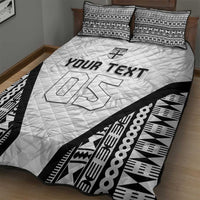 Custom Fiji 2026 Rugby Quilt Bed Set Fijian Tapa Pattern LT05 - Polynesian Pride