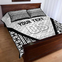 Custom Fiji 2026 Rugby Quilt Bed Set Fijian Tapa Pattern LT05 - Polynesian Pride